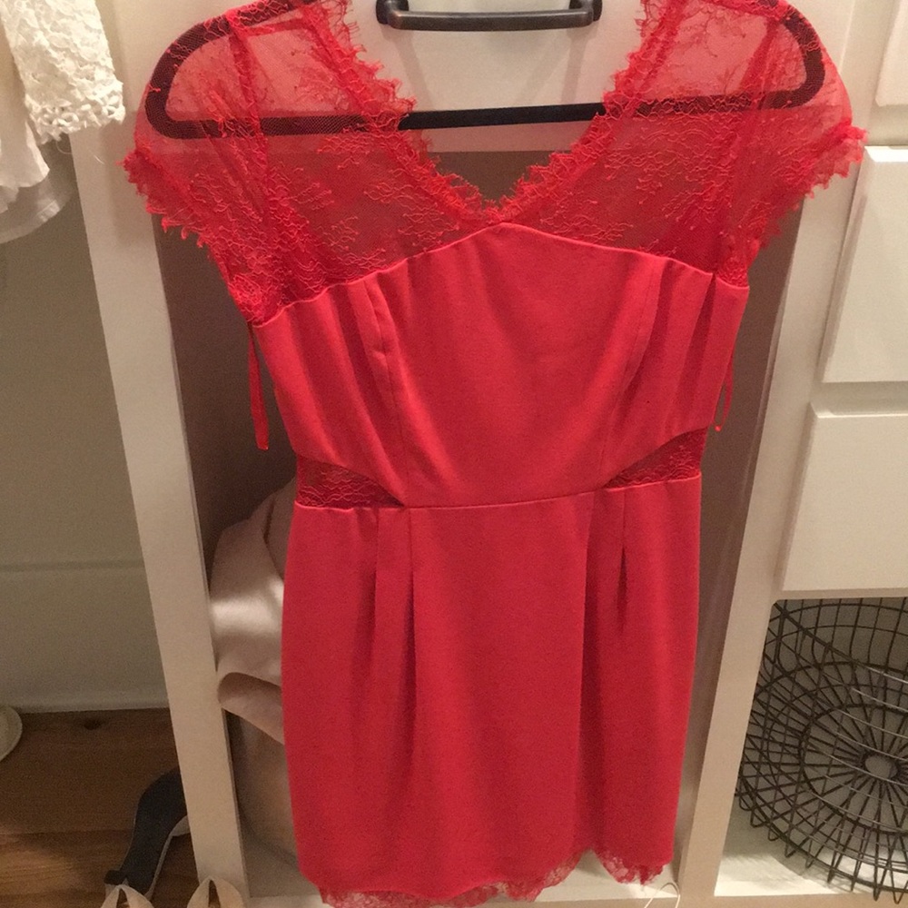BCBG Women’s cocktail dress.